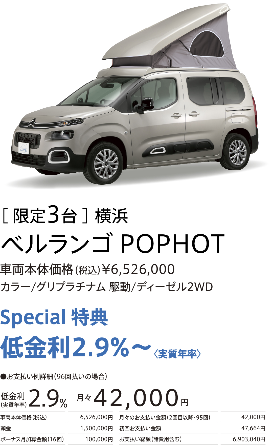 ベルランゴ POPHOT