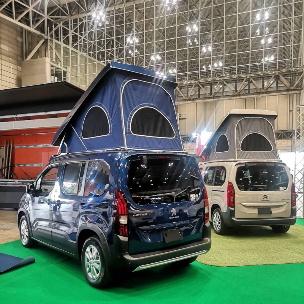 ジャパンキャンピングカーショー2021で“BERLINGO -CAMPER- Soleil”と“RIFTER -CAMPER-CIEL”初披露
