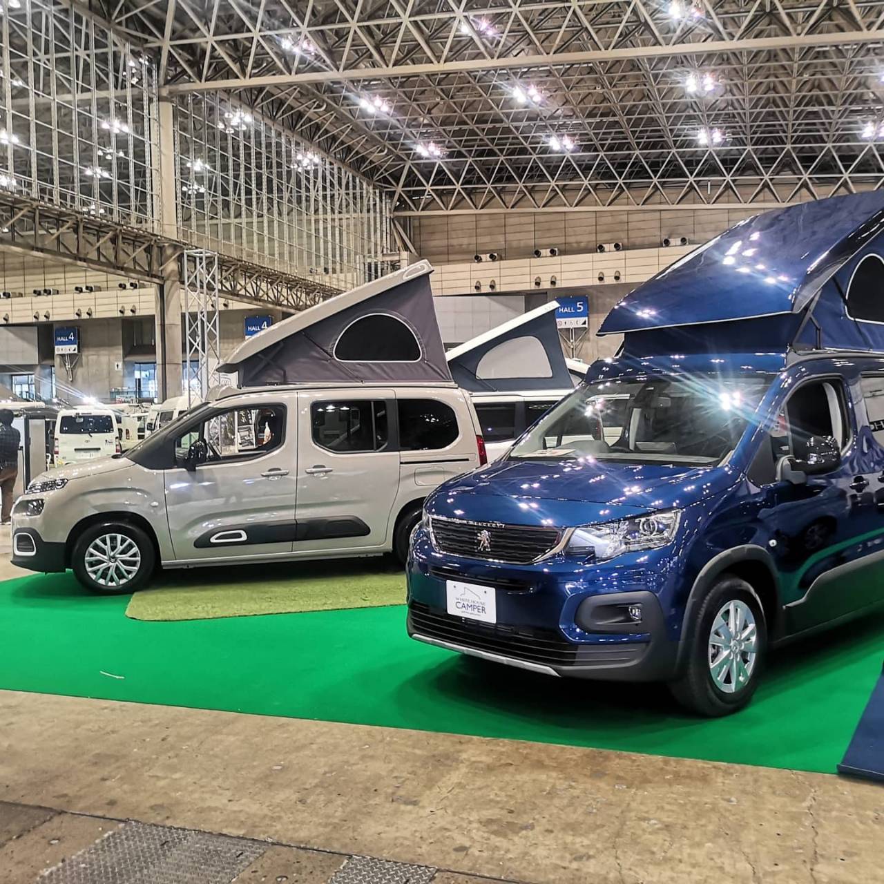 ジャパンキャンピングカーショー２０２１で“BERLINGO -CAMPER- Soleil”と“RIFTER -CAMPER-CIEL”初披露