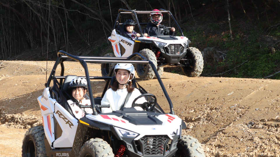 アフターコロナ時代、大自然の中をバギー車両で走って参加者を笑顔にする プロジェクト「ホワイトハウスヴィレッジ・バギーパーク」」が 「VISON［ヴィソン］」(三重県)にて4月29日オープン。