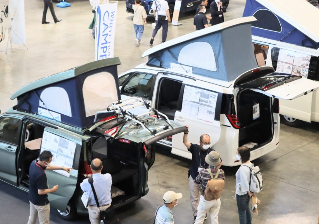 2024年6月29日(土)30日(日)名古屋キャンピングカートレンド になんと合計12台の大艦隊で出展いたします‼